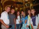 The crew (including me) at LAX check-in.