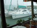 Our vessel - ScubaCat - docked at Village Cay.