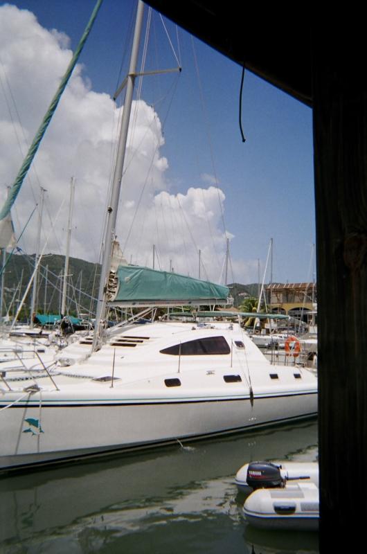 Our vessel the ScubaCat at dock.

(Click on image to view full-size image (1024x1544, 494 kb))
