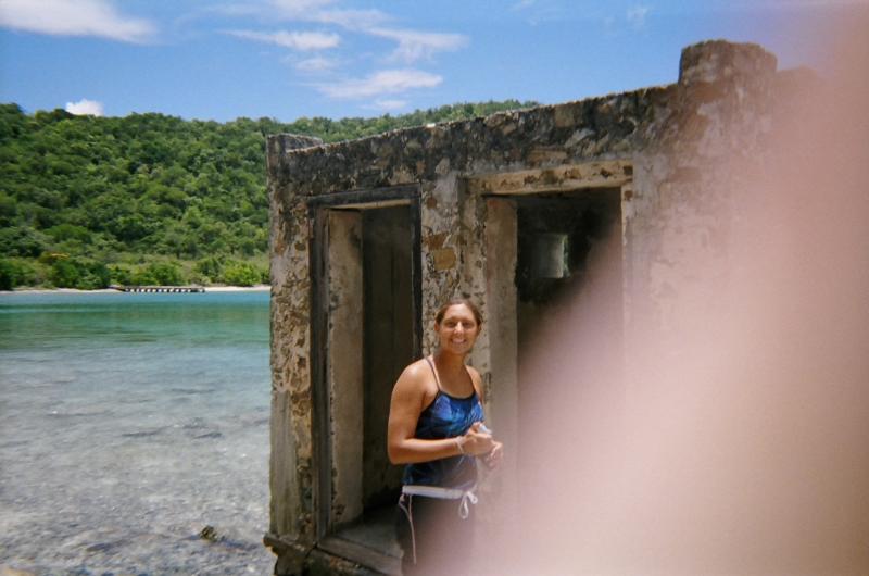 Britt at Little Harbour, Peter Island.

(Click on image to view full-size image (1544x1024, 579 kb))