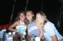 The girls at dinner on the Willy T