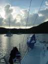 Sunrise at The Bight, Norman Island