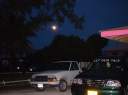 Evening with a full moon at Anagada Reef Hotel