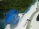 The port side of the ScubaCat facing the bow