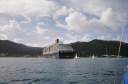On our way to Road Harbour - Cruise ship