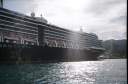 Going around the cruise ship in Road Harbour