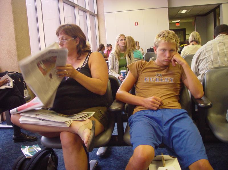 Julie and Traig waiting for our flight home

(Click on image to view full-size image (1280x960, 593 kb))